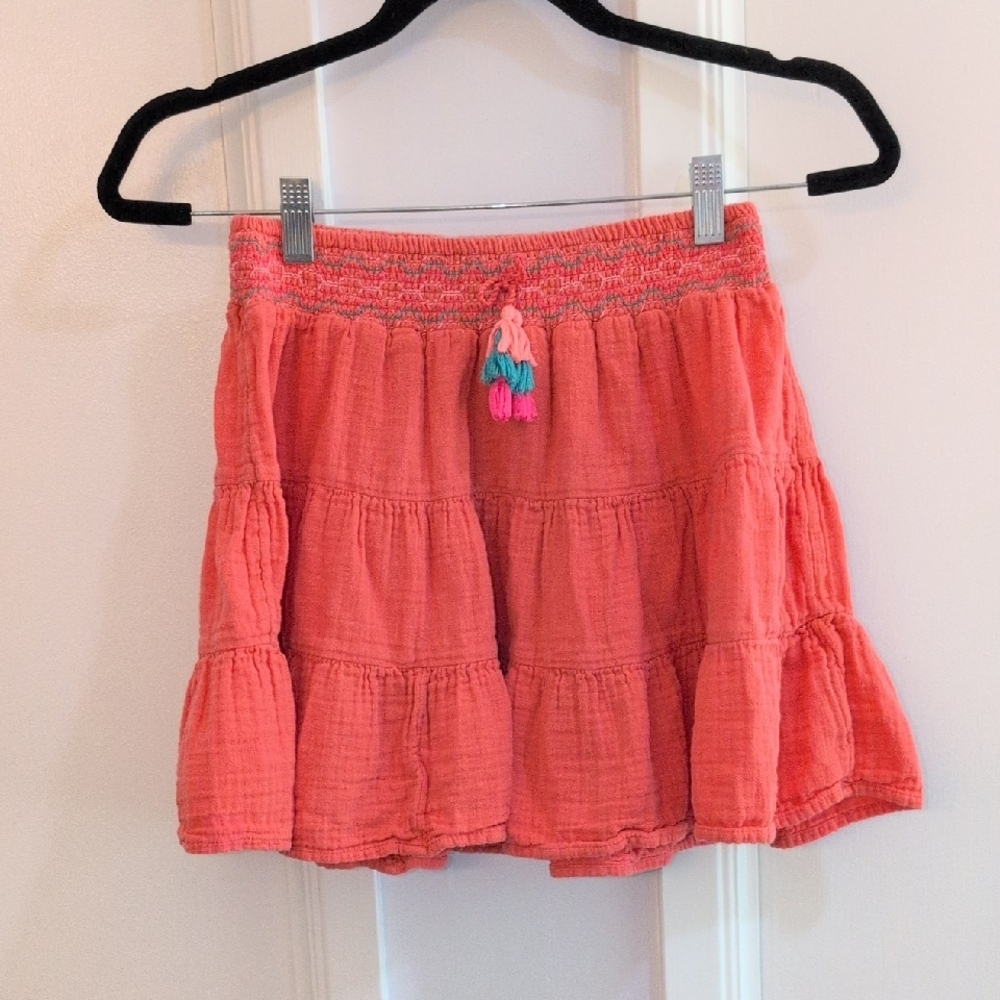 Cat & Jack Coral Tiered Mini Skirt